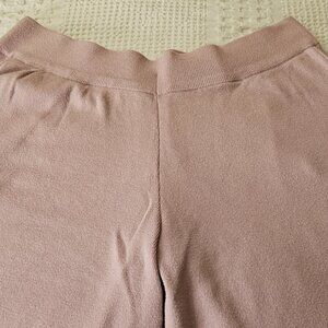 Ava-Viv Pink Knit Balloon Pants, 2.5 waistband, Size XL, 27" inseam